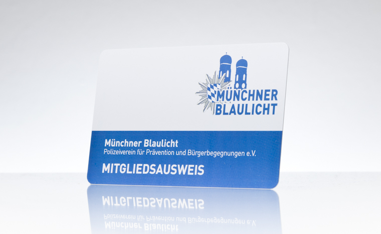 Mitgliedsausweis Polizeiverein Münchner Blaulicht